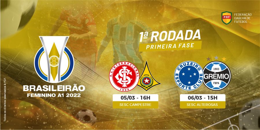 Ingressos para clássico Gre-Nal, pelo Brasileirão Feminino