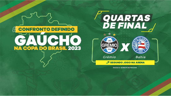 Confrontos das quartas de final da Copa do Brasil são definidos